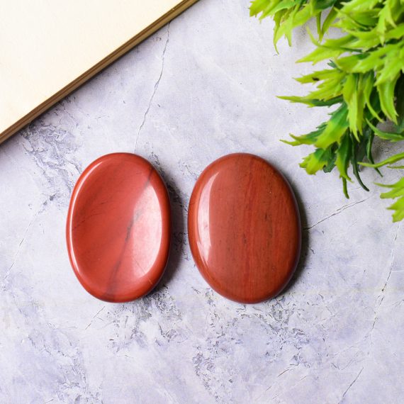 Red Jasper Worry Stone