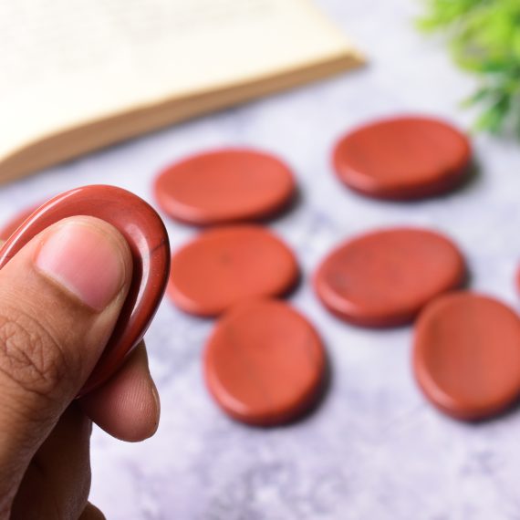 Red Jasper Worry Stone