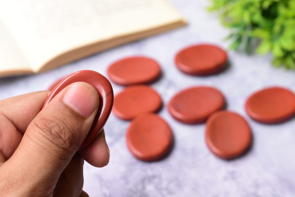 Red Jasper Worry Stone