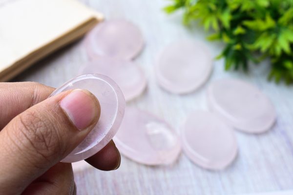Rose Quartz Worry Stone