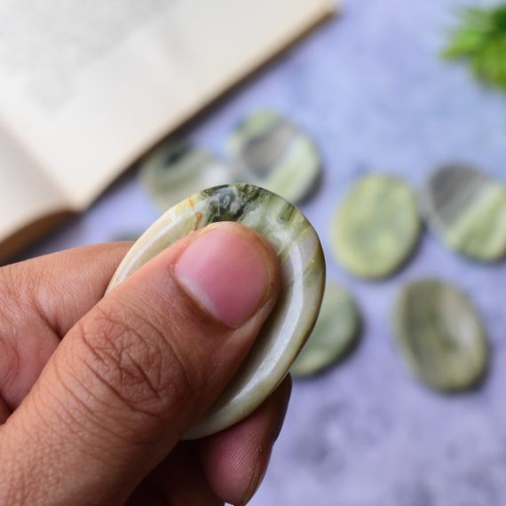 Serpentine Worry Stone