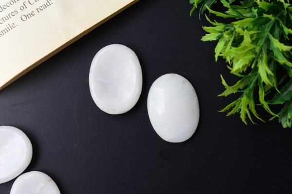 White Agate Worry Stone