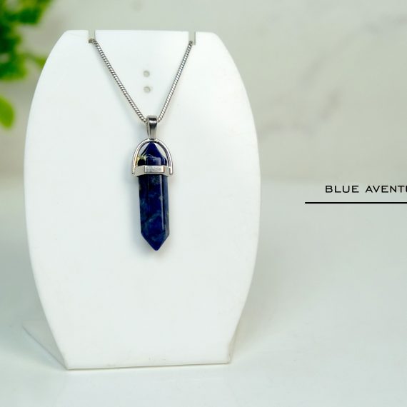 Blue Aventurine Pointer Pendant