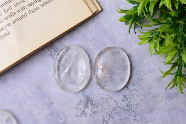 Clear Quartz Worry Stone