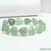Green Aventurine Heart Shape Bead Bracelet
