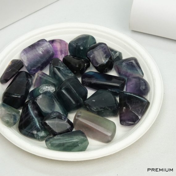 Natural Premium Multi Fluorite Tumble