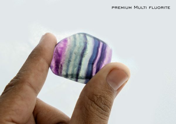 Natural Premium Multi Fluorite Tumble