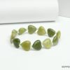 Serpentine Heart Shape Bead Bracelet