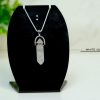 White Quartz Pointer Pendant
