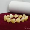Yellow Calcite Heart Shape Bead Bracelet
