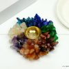 Seven Chakra Crystal Diya