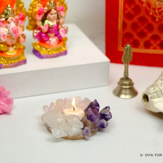 Crystal Diya for Harmony and Love