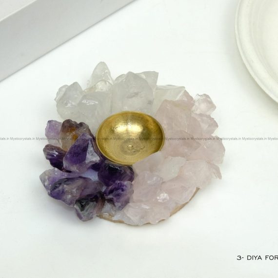 Crystal Diya for Harmony and Love