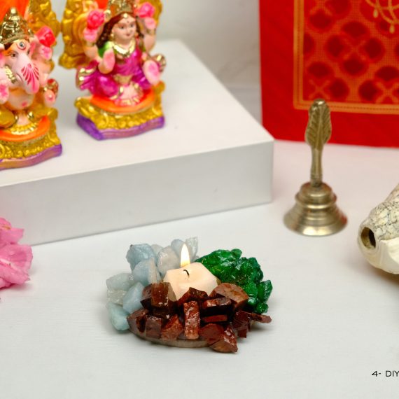 Crystal Diya for Health, Energy Balance & Positive Vibes