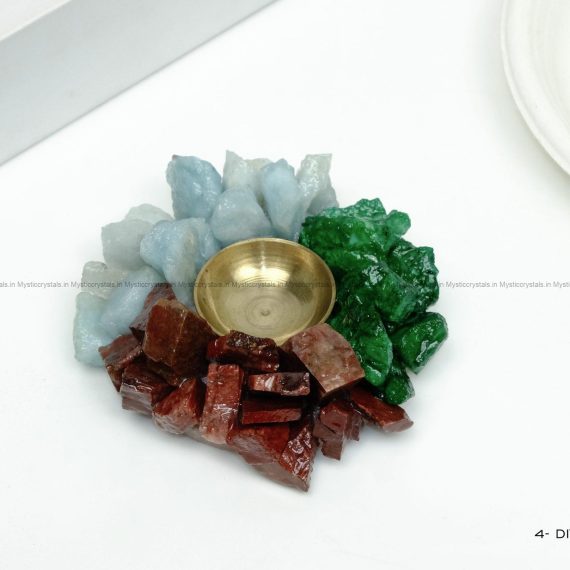 Crystal Diya for Health, Energy Balance & Positive Vibes