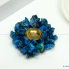 Blue Turquoise Crystal Diya