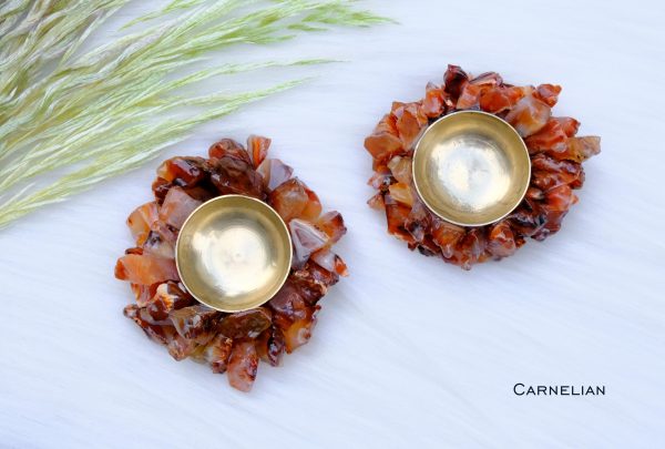 Carnelian Crystal Diya