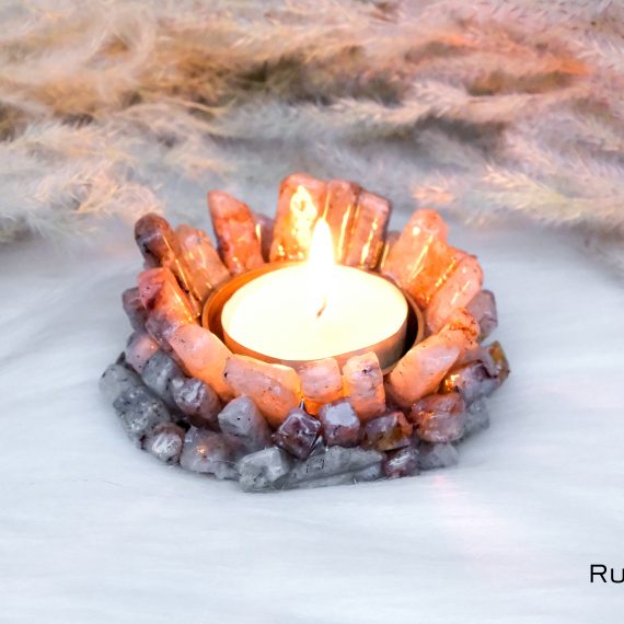 Rutilated Quartz Crystal Diya