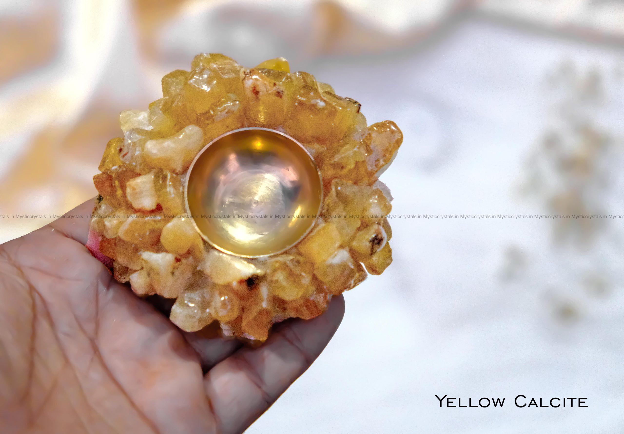 Calcite Crystal Diya