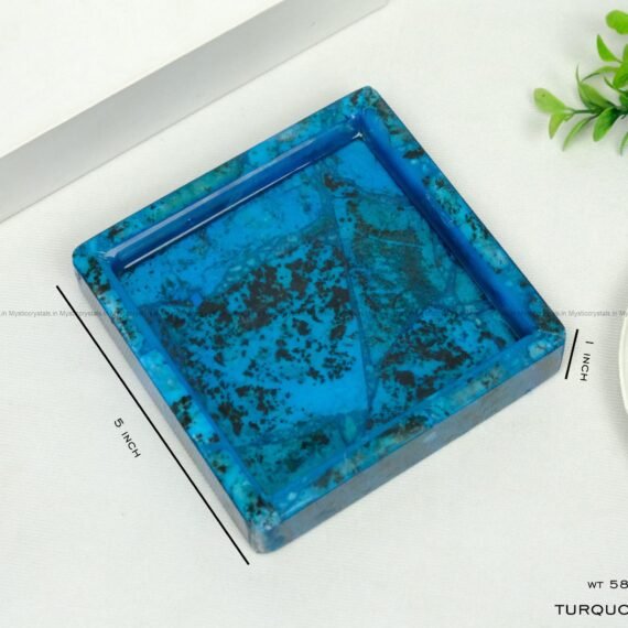Turquoise Crystal Tray