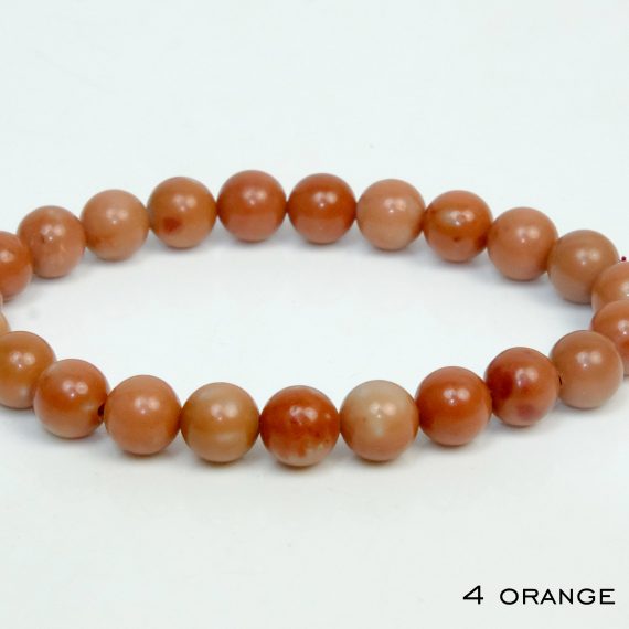 Orange Angelite Bracelet