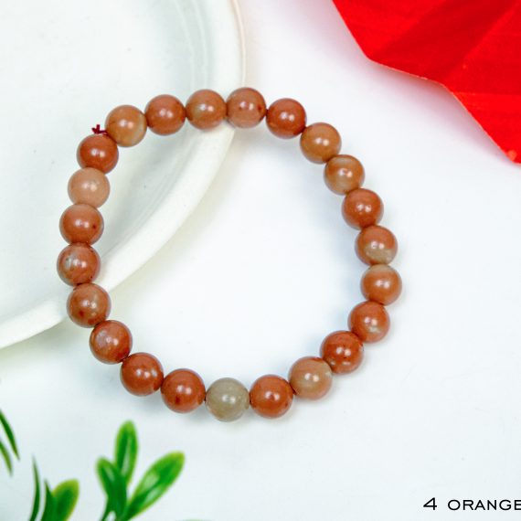 Orange Angelite Bracelet