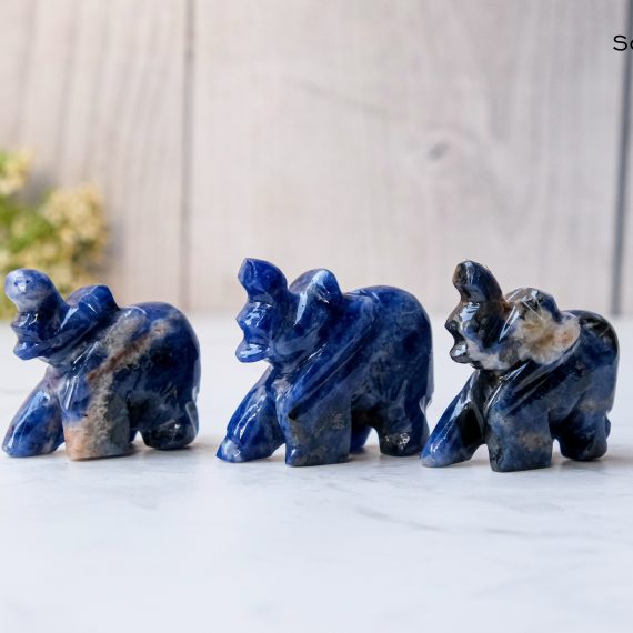 Sodalite Crystal Elephant