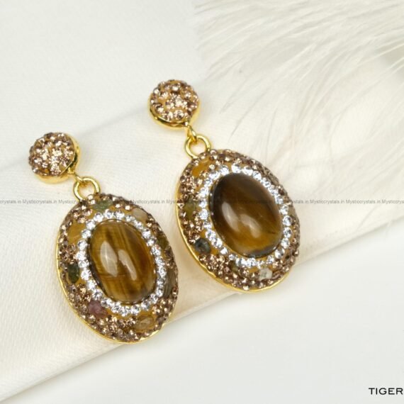 Tiger Eye Earing