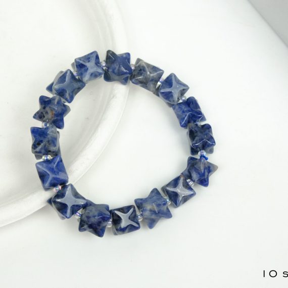 Sodalite Merkaba Bead Bracelet