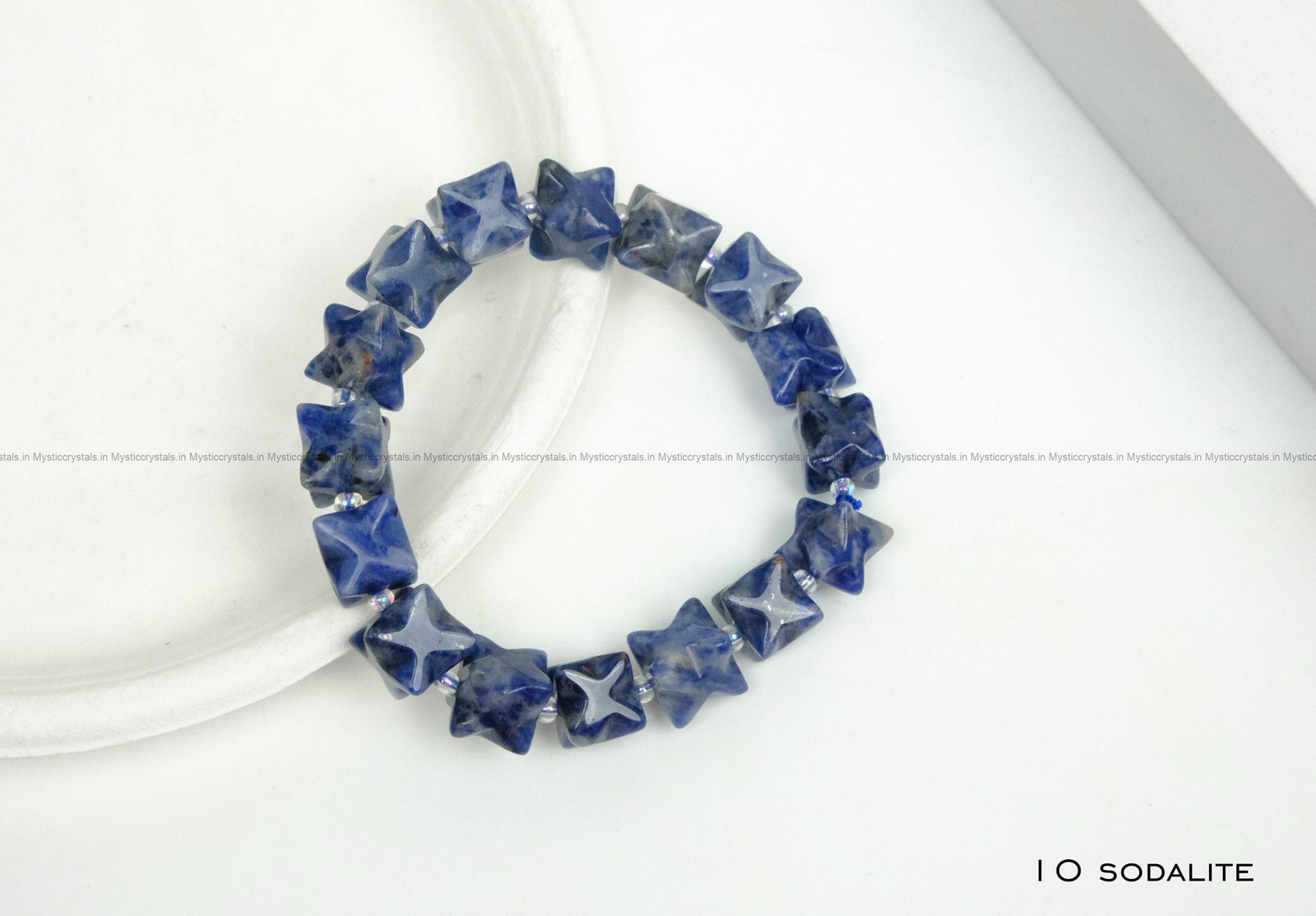 Sodalite Merkaba Bead Bracelet