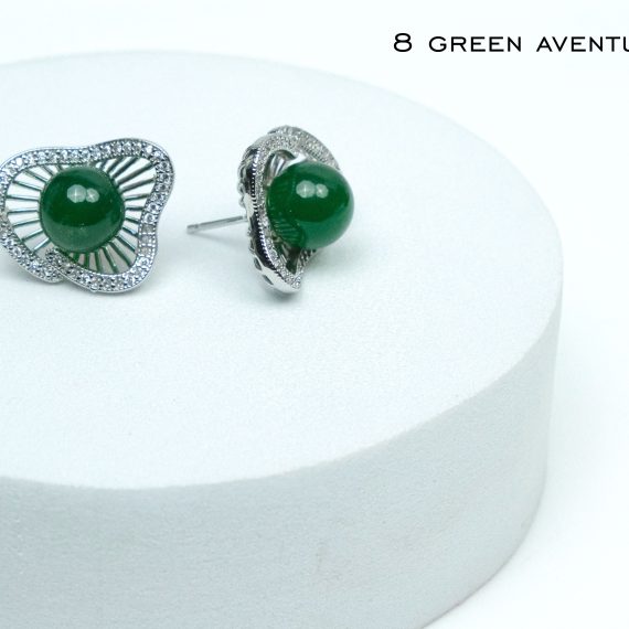 Green Aventurine Earbuds