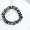 Larvikite Merkaba Bead Bracelet