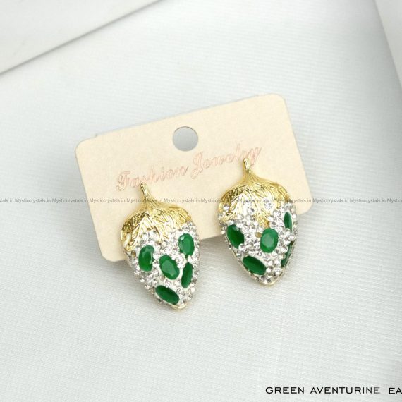 Green Aventurine Earing