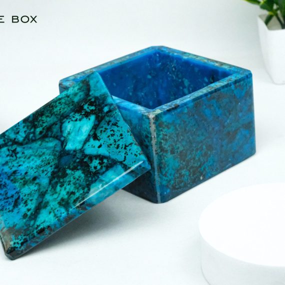 Turquoise Crystal Utility Box