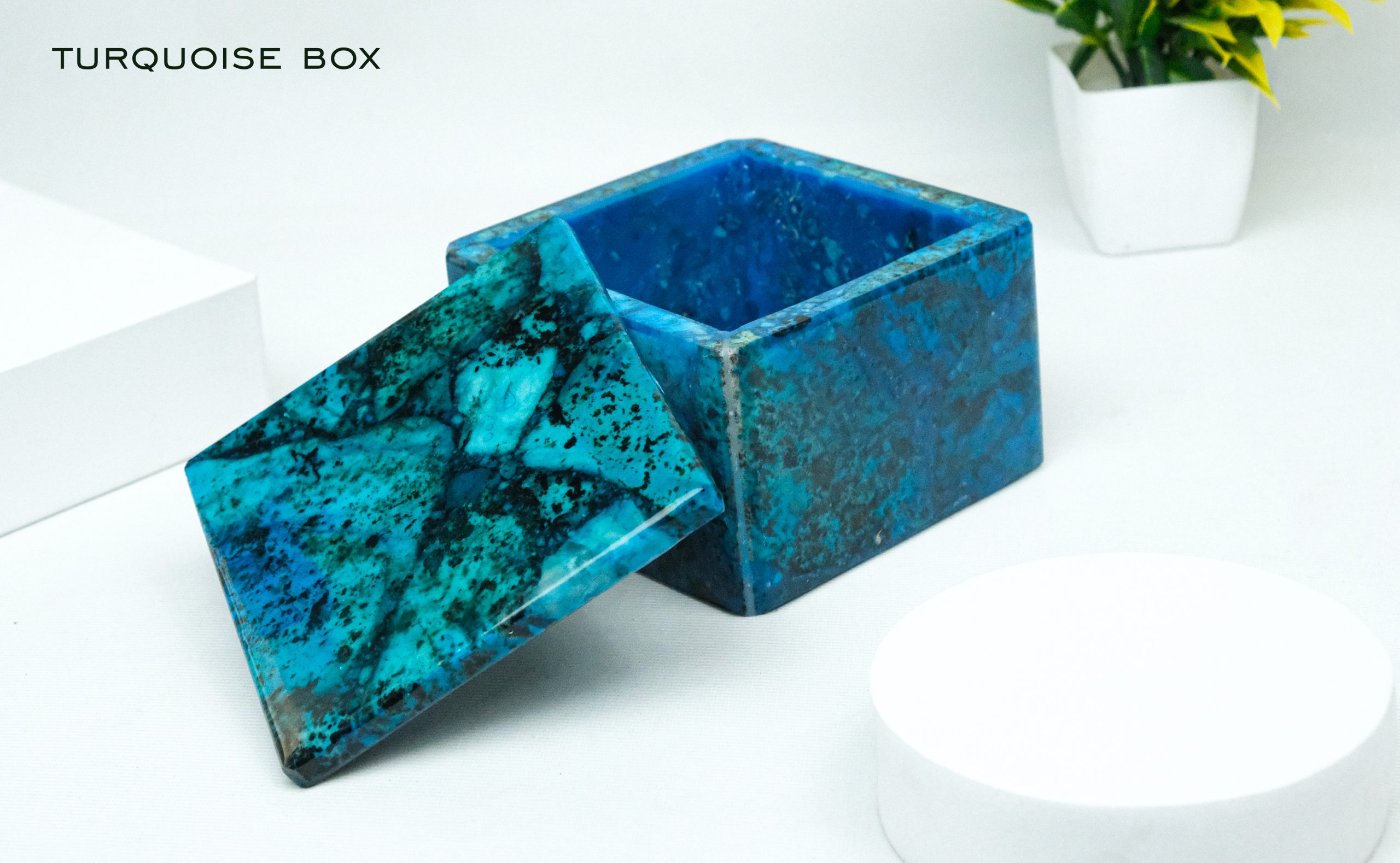 Turquoise Crystal Utility Box
