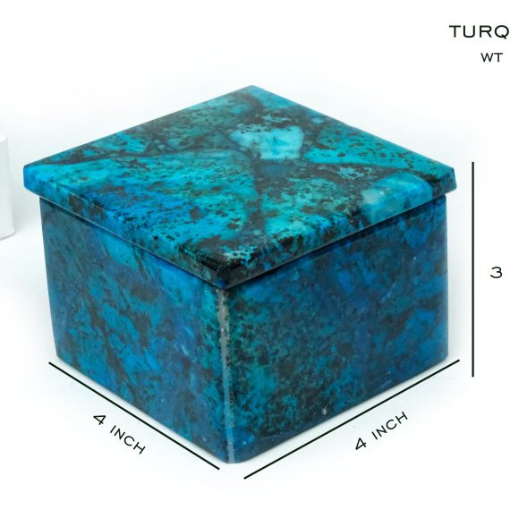 Turquoise Crystal Utility Box