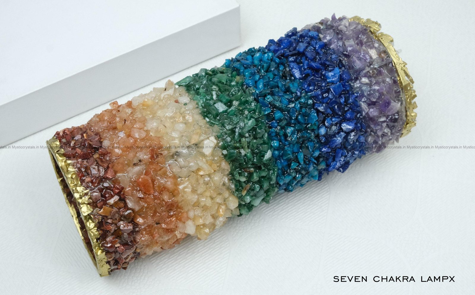 Seven Chakra Crystal Lamp