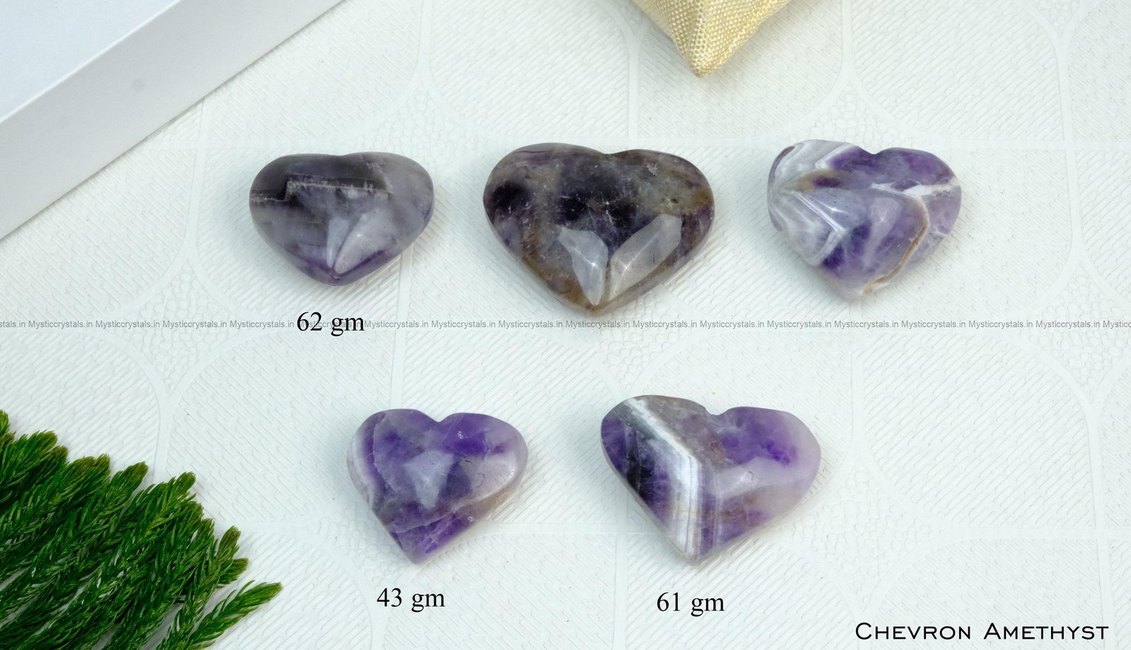 Amethyst Crystal Heart