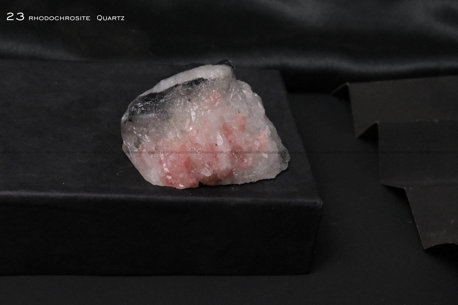 23 rhodochrosite Quartz