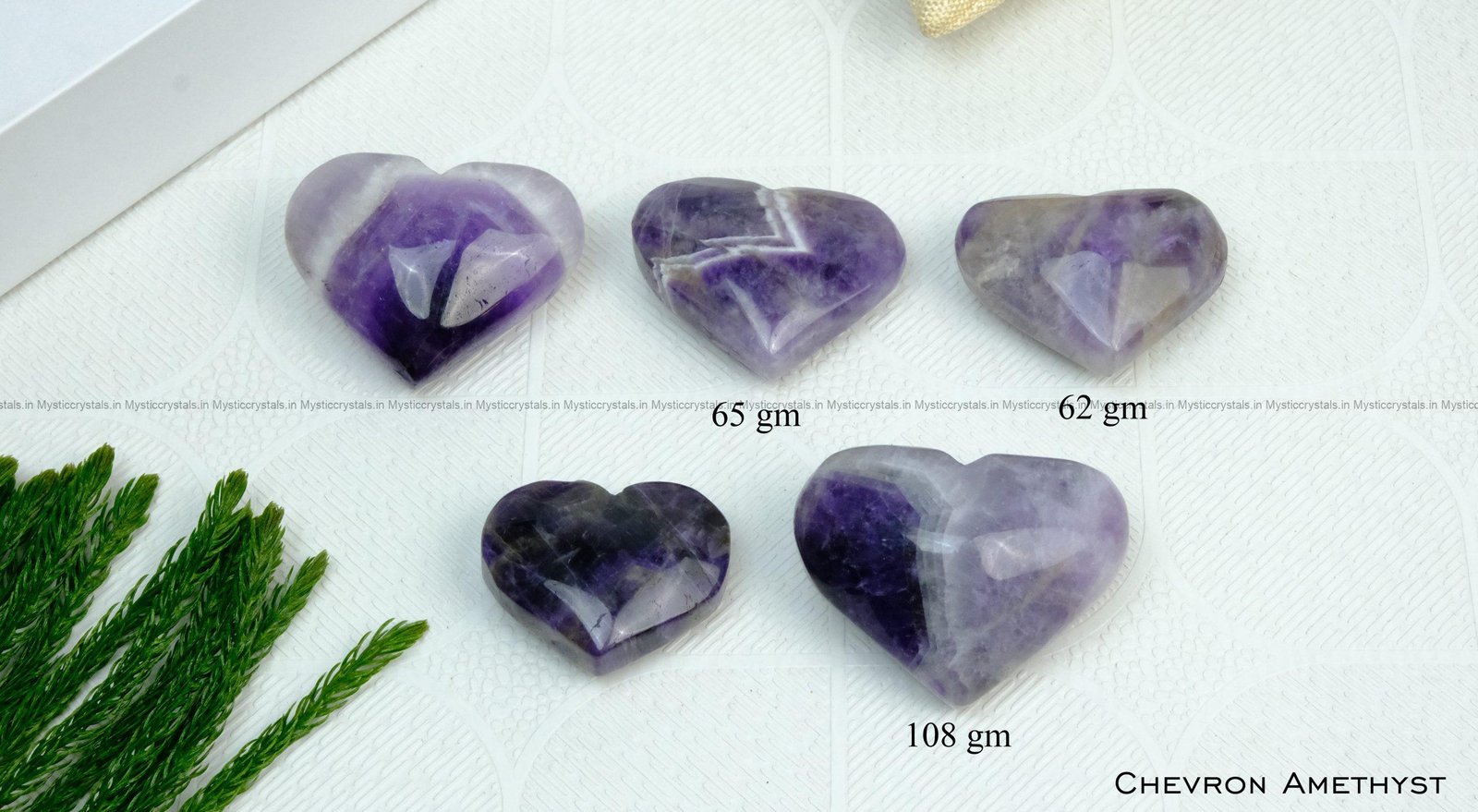 Amethyst Crystal Heart