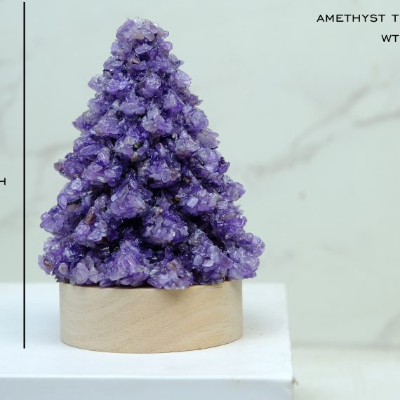 Amethyst Christmas Tree Lamp