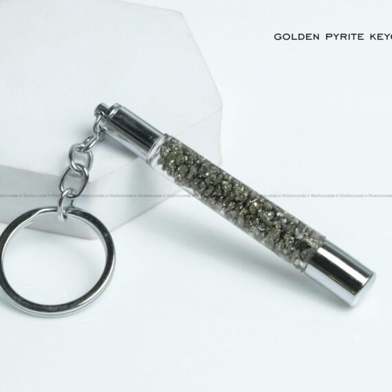 Golden Pyrite Keychain