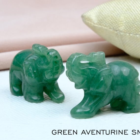 Green Aventurine Crystal Elephant