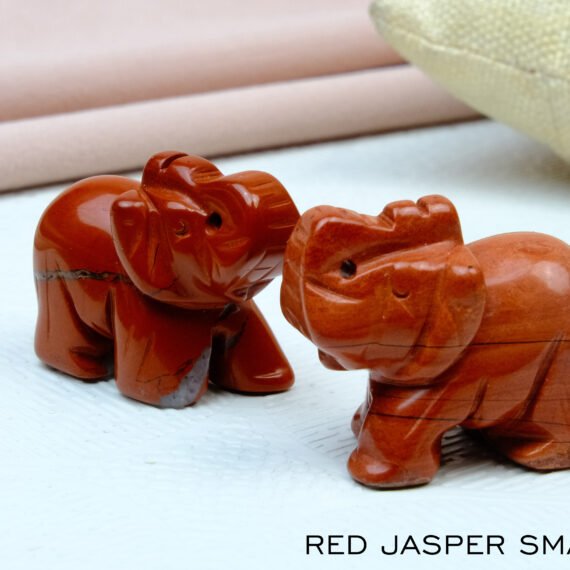 Red Jasper Crystal Elephant