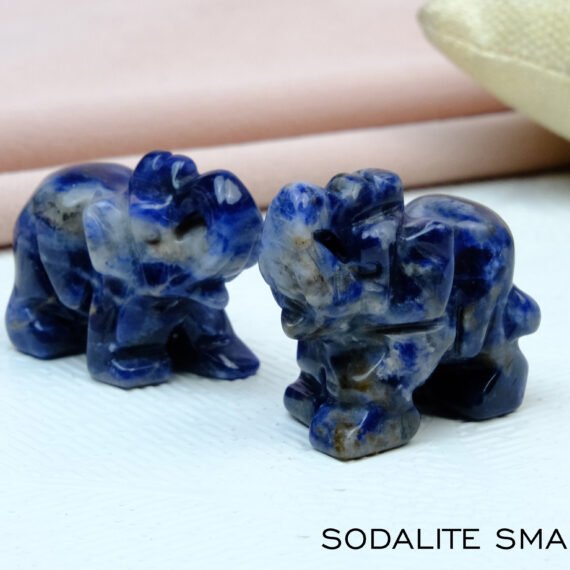 Sodalite Crystal Elephant