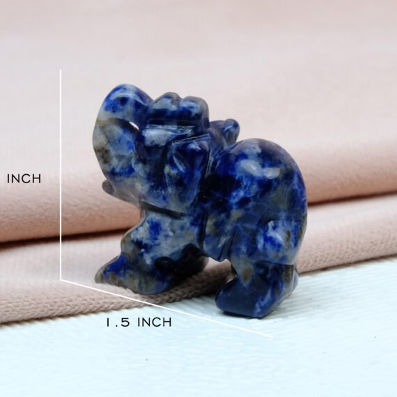 Sodalite Crystal Elephant