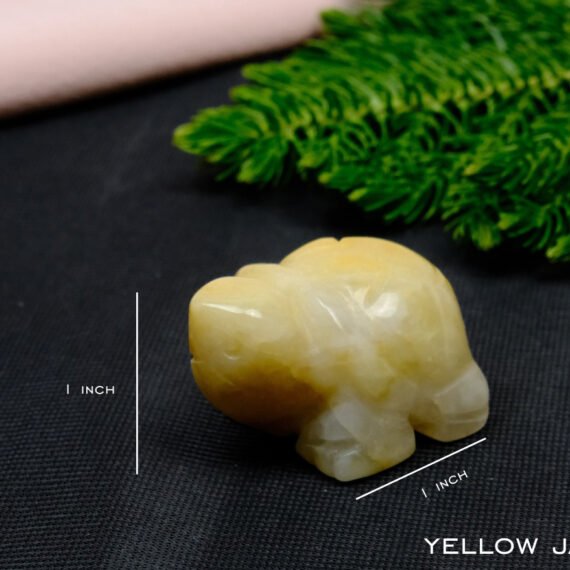 Yellow Jade Crystal Tortoise