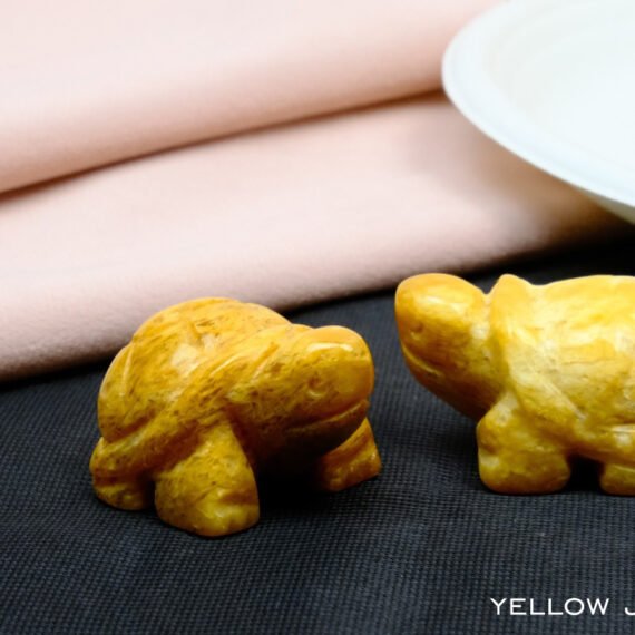 Yellow Jade Crystal Tortoise