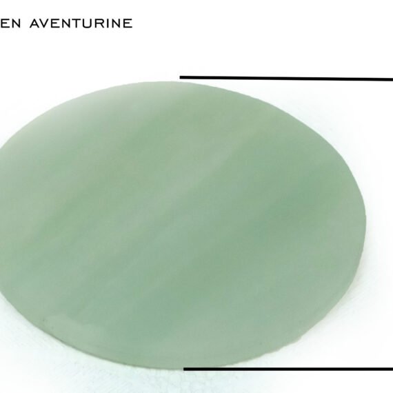 Green Aventurine (Light) Crystal Coaster