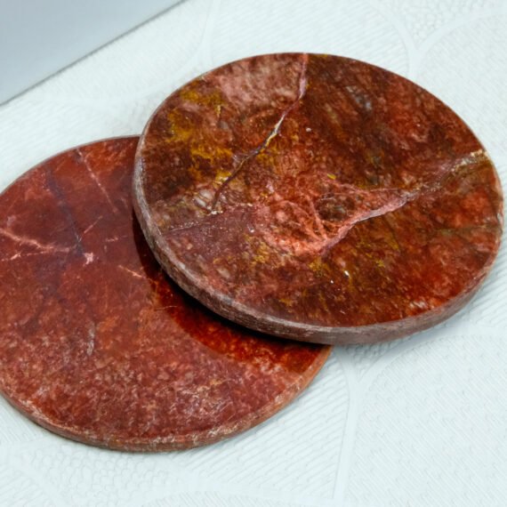 Red Moonstone Crystal Coaster